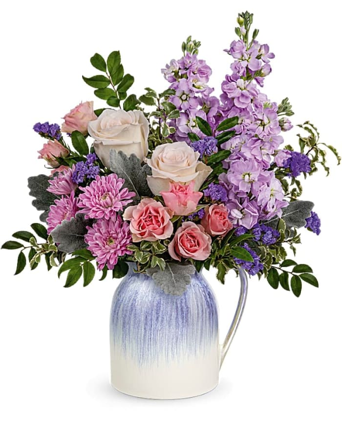 Teleflora's Pour on the Pretty Bouquet