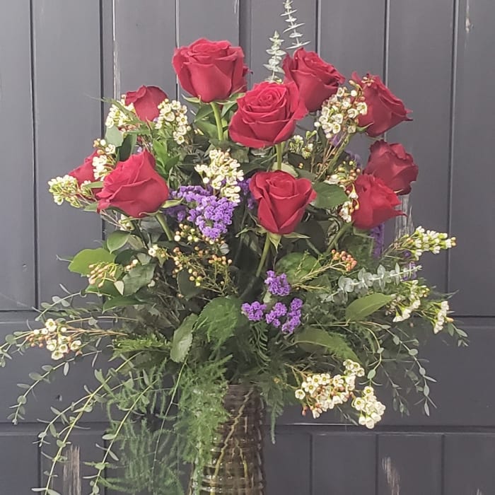 MEGA Red Roses 12 (Extra Fancy!)