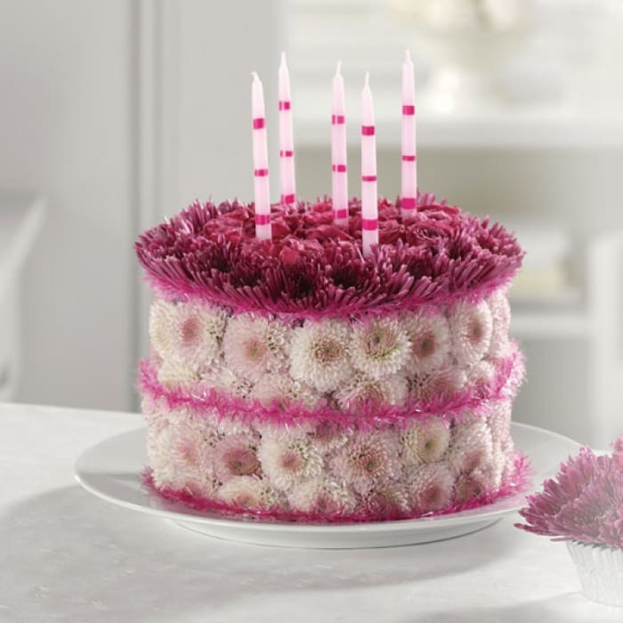 Blooming Birthday Cake  EBF-30