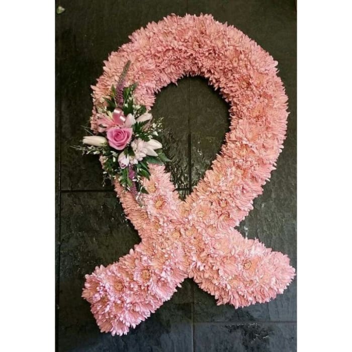 In loving Memory Bouquet Breast Cancer Ribbon EBF-234