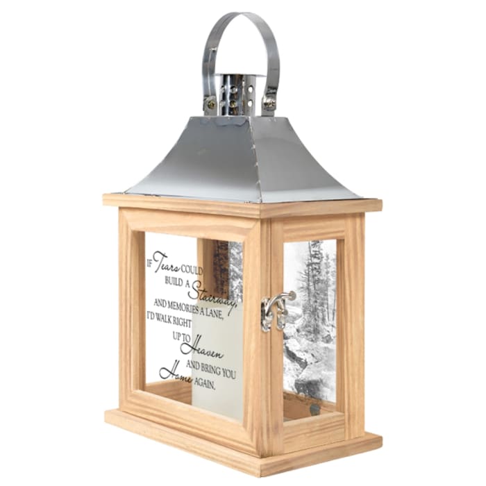 If Tears Could Build A Stairway Memorial Lantern