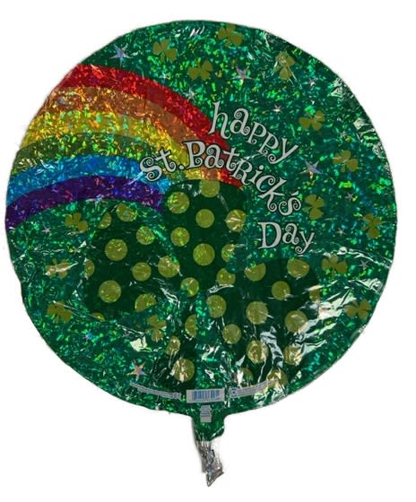St Patrick's Mylar Balloon