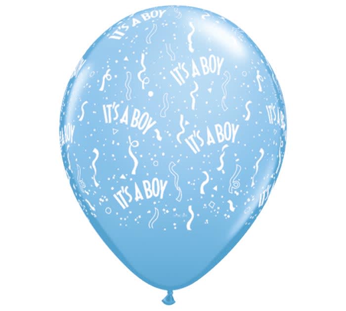 It's a Boy Latex Balloon