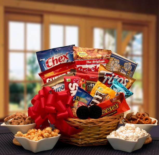 Snack Lovers Sampler Gift Basket