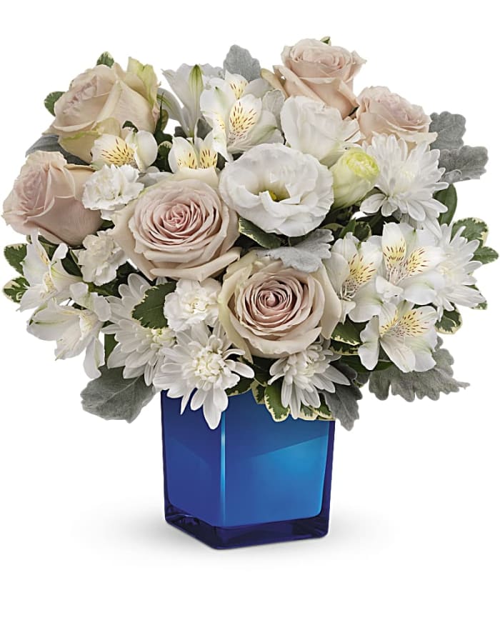 Teleflora's Serene Sky Bouquet