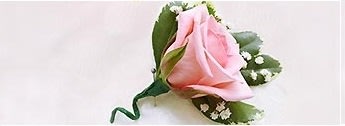 Single Stem Light Pink Boutonniere Only for Pick-Up