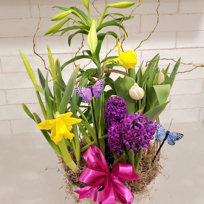 Easter Bulb Planter Basket