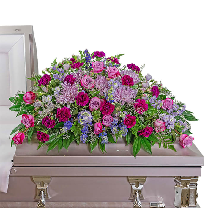 Gracefully Majestic Casket Spray