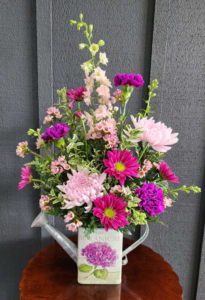 Hydrangea Watering Can