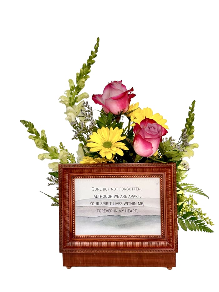 Music Box filled with Matching Flowers