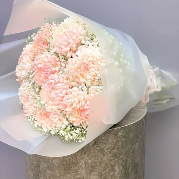 Pink Commercial Mum Bouquet