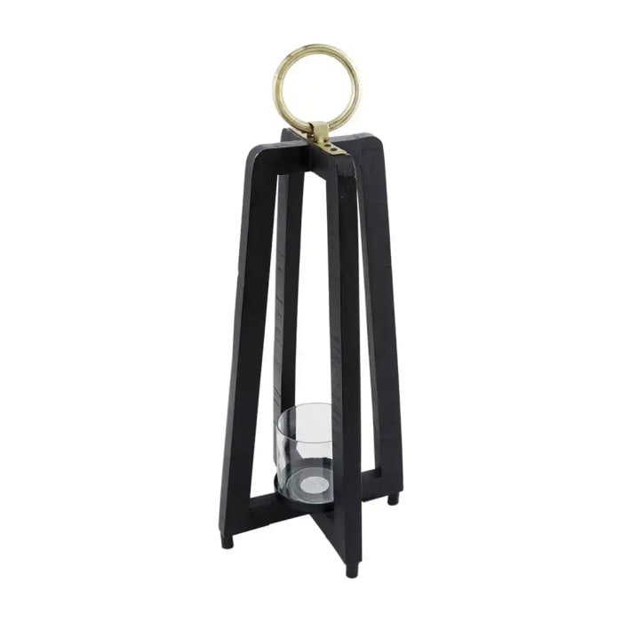 Small Black Tall Lantern