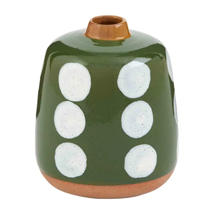 Small Dotted Bud Vase