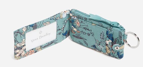 RFID Deluxe Zip ID Case - Sunlit Garden Sage