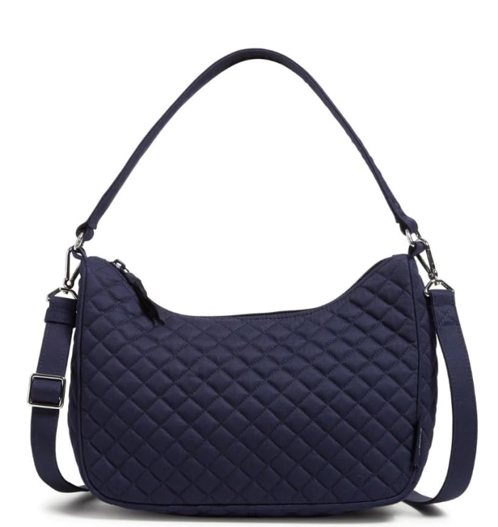 Frannie Crescent Crossbody - Classic Navy