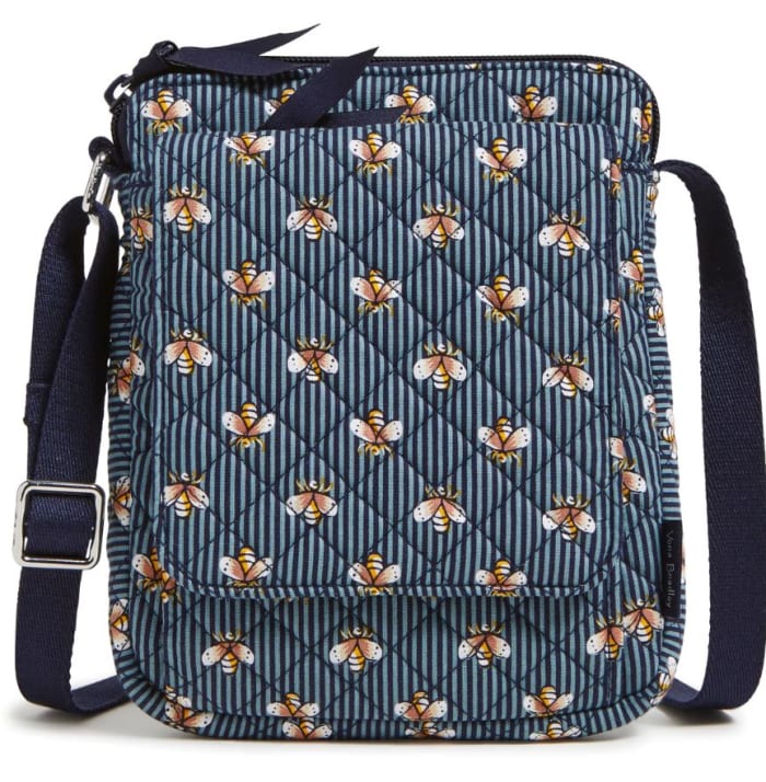 RFID Mini Hipster - Bees Navy