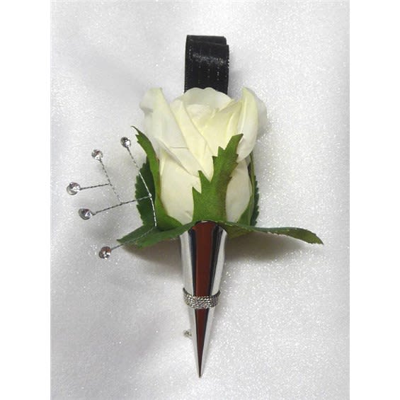 Black Keepsake Boutonniere