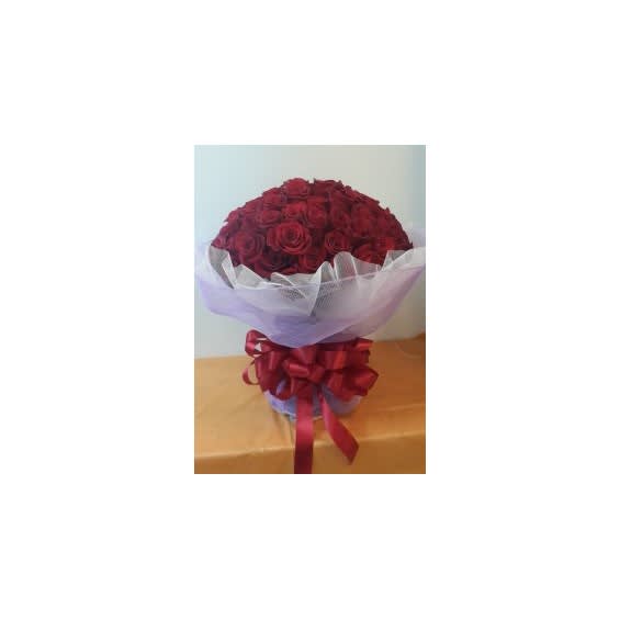 Pickup Only Not Delivered 100 Roses Hand Wrapped Midland, TX