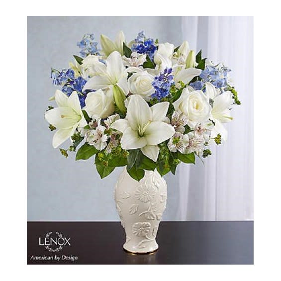 Loving Blooms In Lenox Blue & White