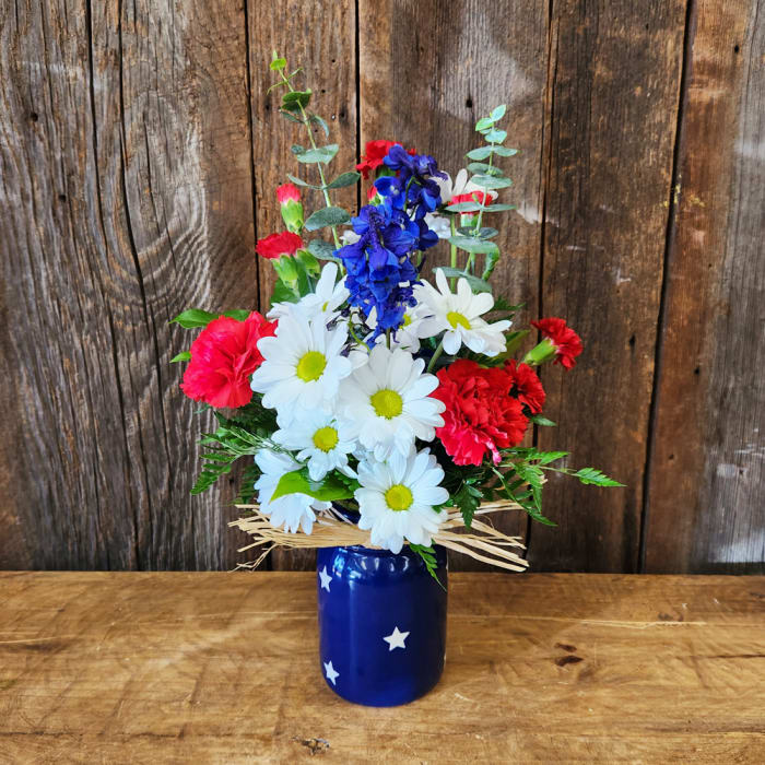 Judy's Blue Star Bouquet