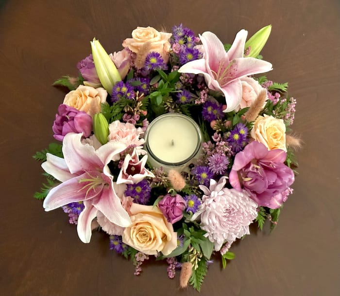 Sympathy - Table Top Remembrance Wreath