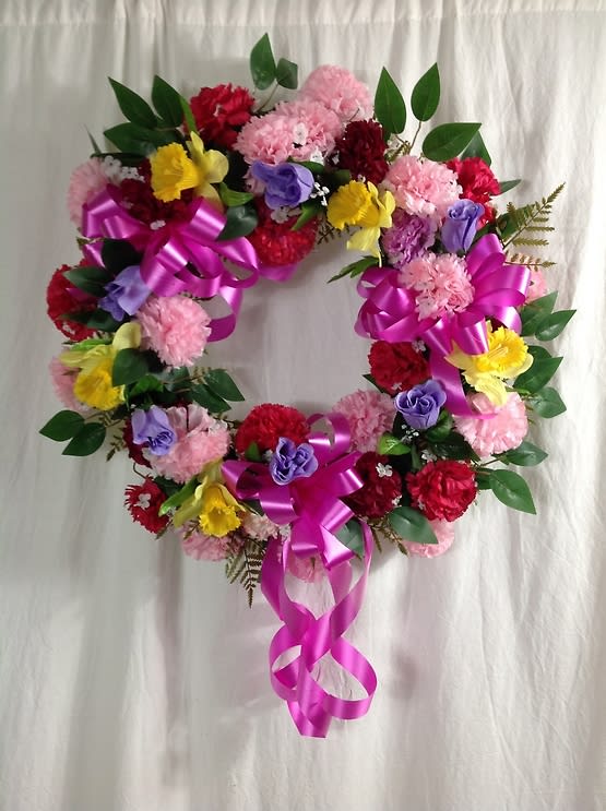 Happy Happy Silk Wreath