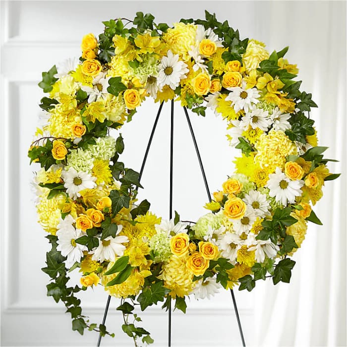 Halo of Sunshine Remembrance Wreath