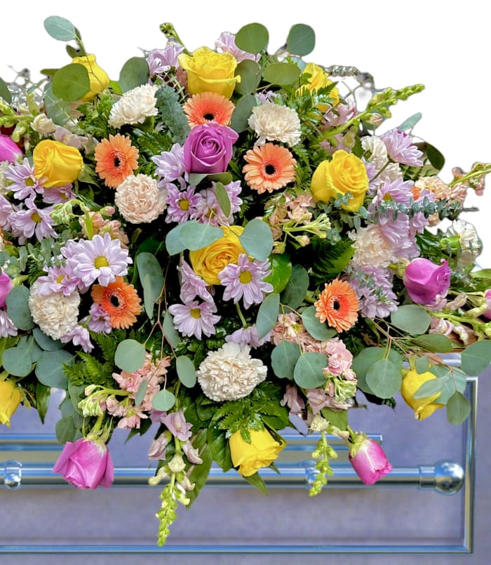 Springtime Casket Spray