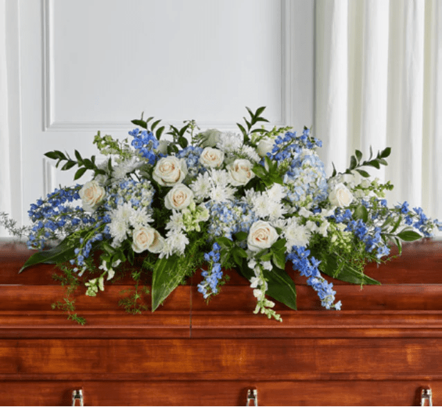 Tranquil Meadows Casket Spray