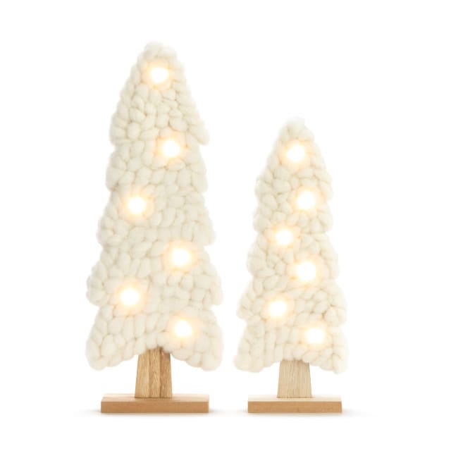 Lit Knit Trees