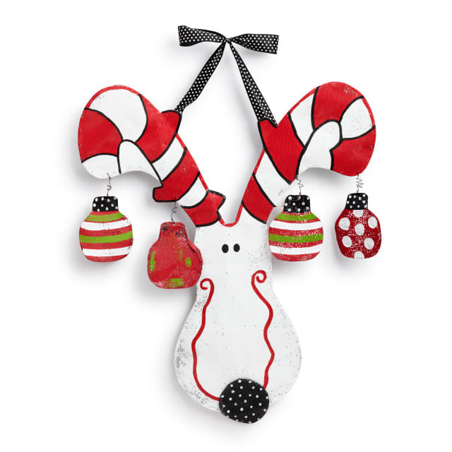Reindeer Antlers Door Hanger