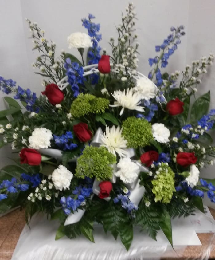 Magnificent Life Funeral Basket