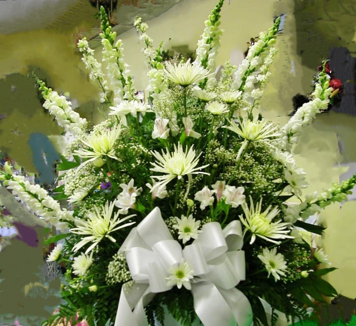 Serene Sympathy Funeral Basket