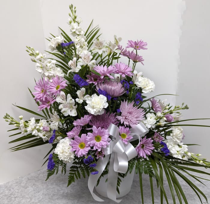 Lavender Reflections Funeral Basket