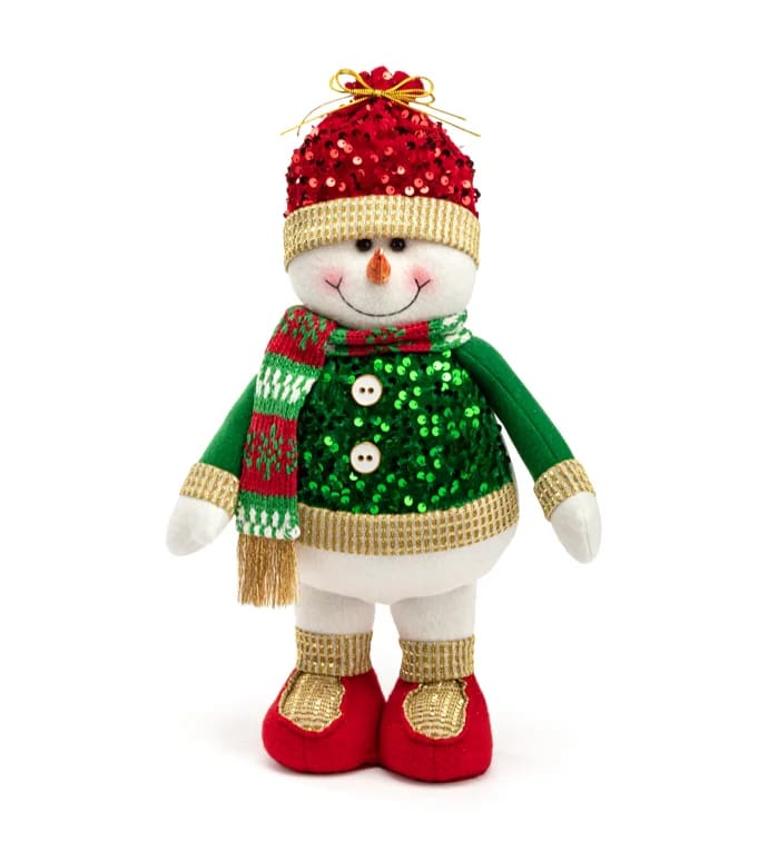 Standing Plush Snowman