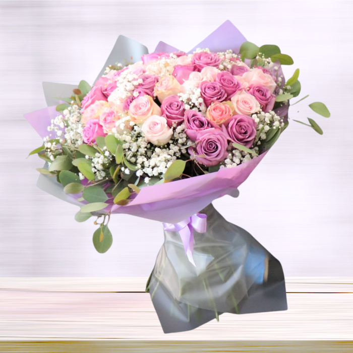 PINK & LAVENDER ROSE BOUQUET Flower Delivery Las Vegas NV - Vegas Rose