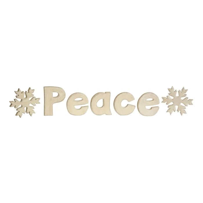 Peace and Snowflakes