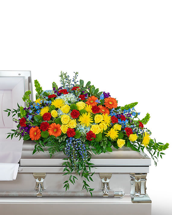 Vibrant Life Casket Spray