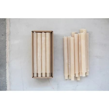 Unscented Powder Taper Candles