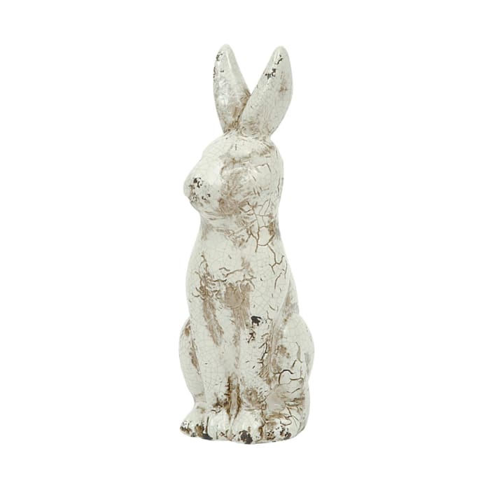 Ceramic Rabbit Distressed