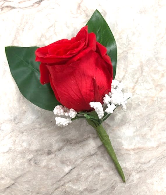 Preserved Rose Boutonniere