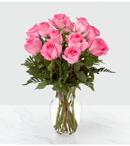 Smitten Pink Rose Bouquet FTD