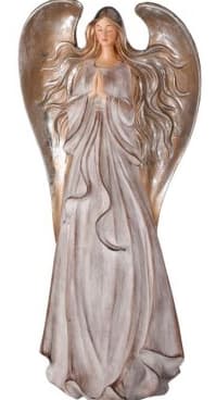 25" Resin Praying Flowing Angel