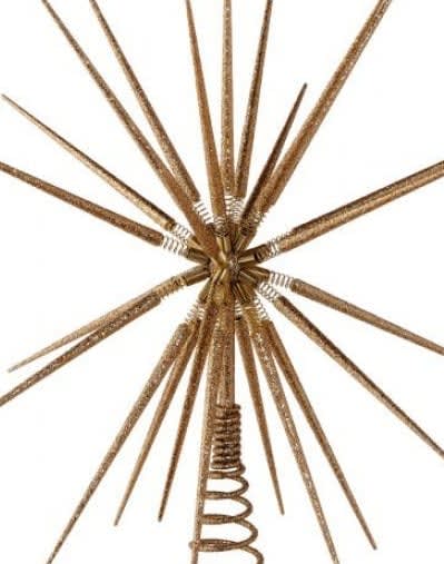 16" Starburst Tree Topper- Champagne