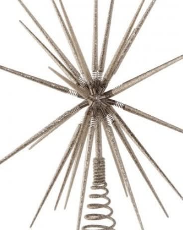 16" Starburst Tree Topper- Silver