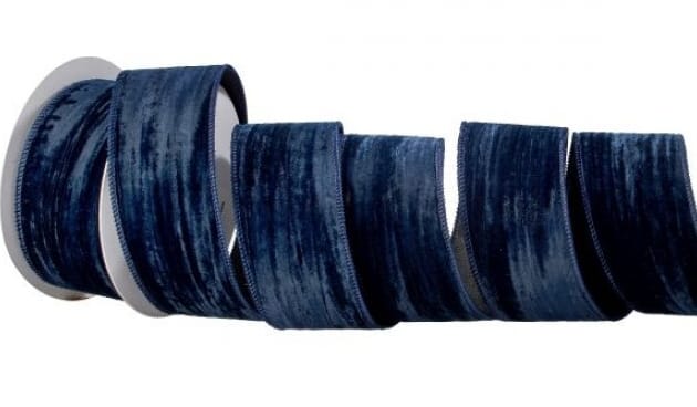 2.5"x10Y Crush Wave Velvet Ribbon