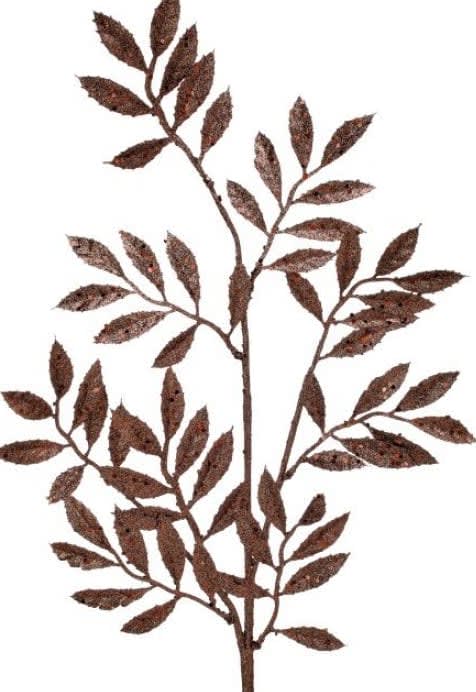 29" Glitter Mica Ruscus Spray