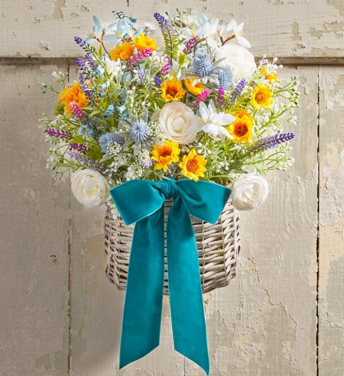 Wildflower Door Basket