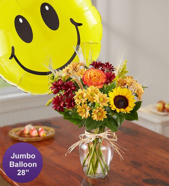 Fields of Europe® for Fall with Jumbo Smile Balloon