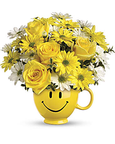 Teleflora's Be Happy® Bouquet with Roses